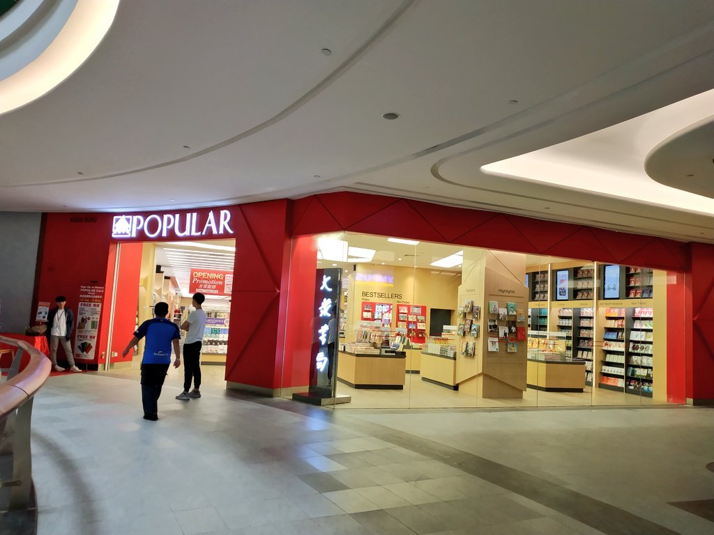 Popular Bookstore The Mall, Mid Valley Southkey, Johor Bahru