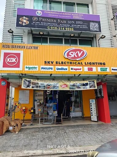 SKV Electrical Lighting (Bkt Raja) Sdn Bhd | Pembekal Barangan Elektrik & Lampu Klang