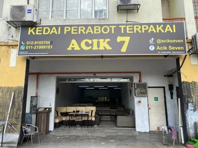 acik 7 perabot terpakai
