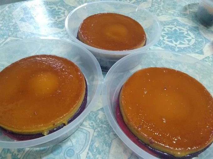 kek caramel chocolate by irena qayla bagan serai